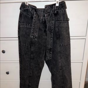 Baggy mom jeans high waisted